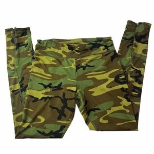 Rothco Green Camouflage Leggings